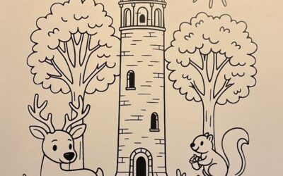 Kleurplaat Belvédère