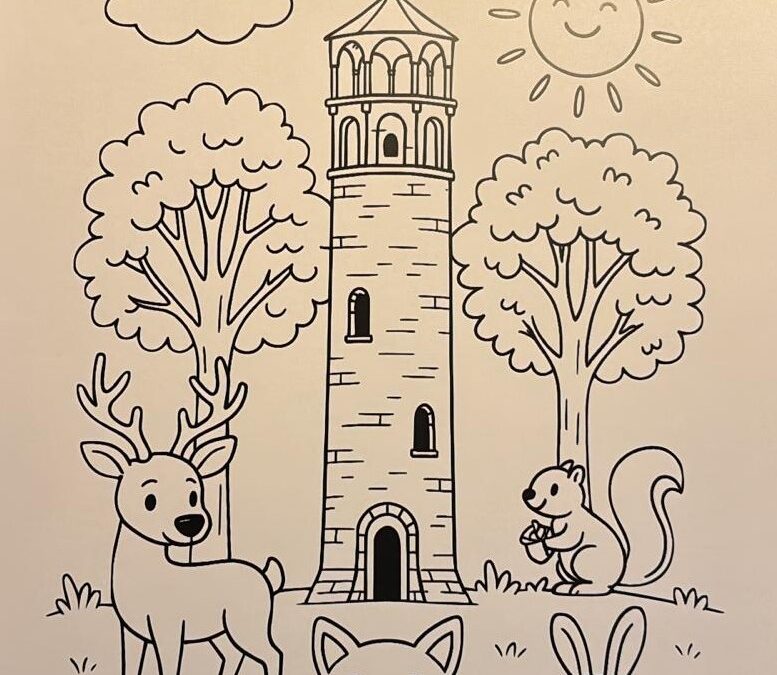 Kleurplaat Belvédère