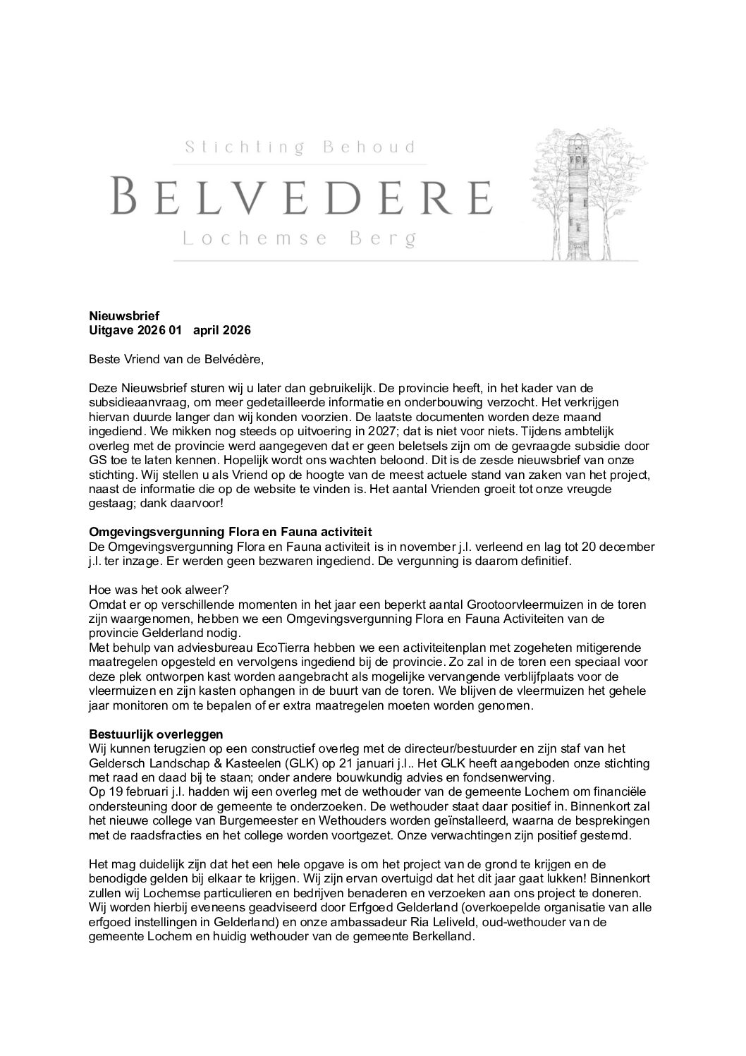Nieuwsbrief
